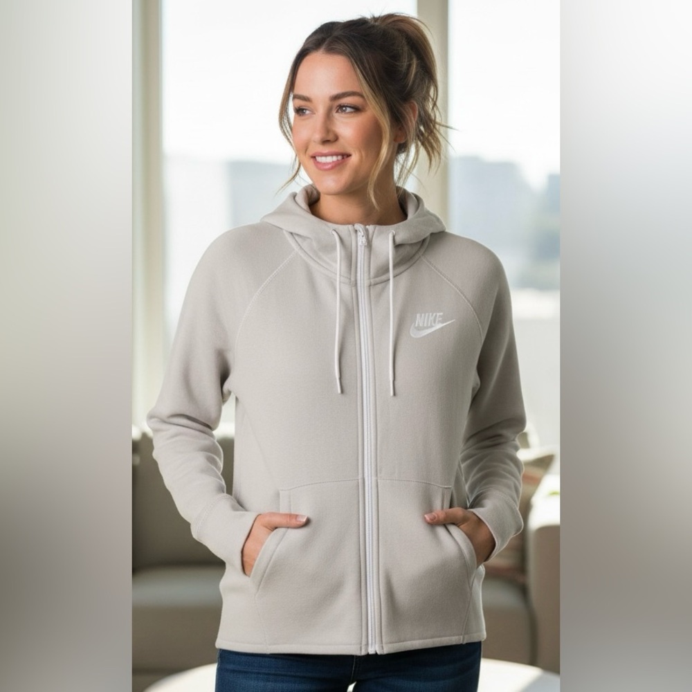 Nike Womens Tech Fleece Full-zip Windrunner Jacket Loose‎ Fit 930757-008 Size M